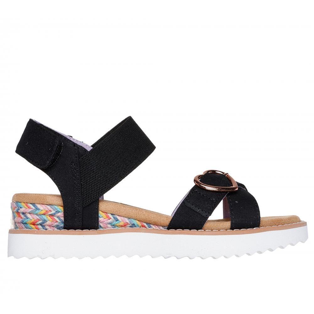 Sandalia Niña Miss Desert Kiss Hi Negro Skechers-0