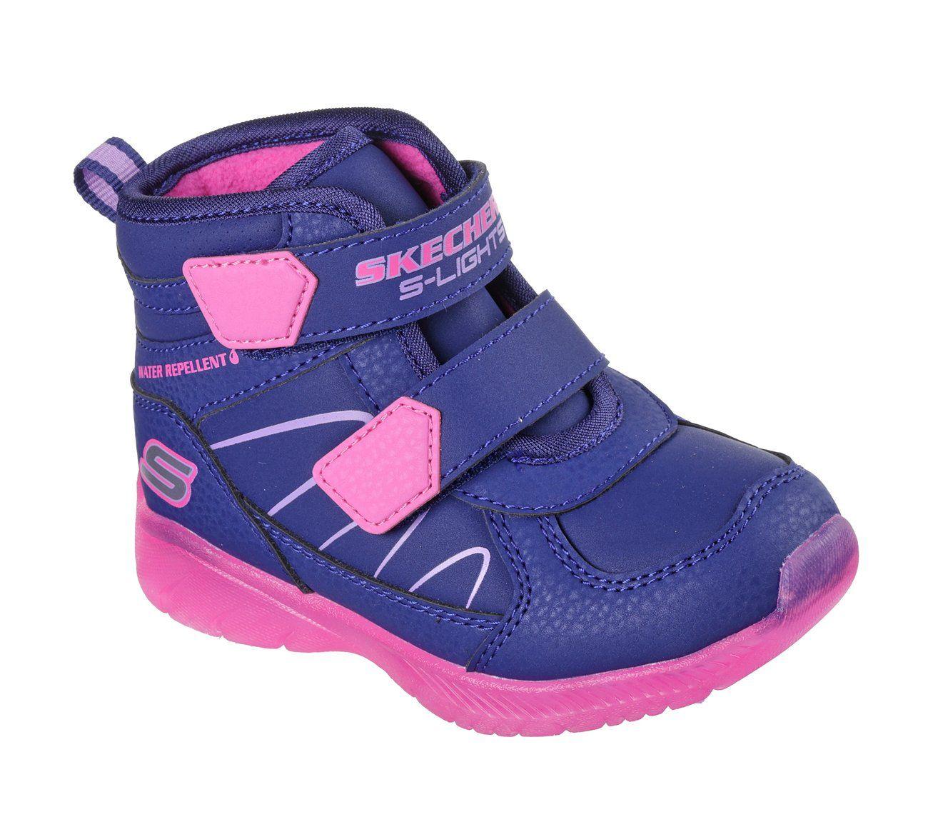 Botas Niña Infant I-Brights Polar Steppers Negro Skechers-3