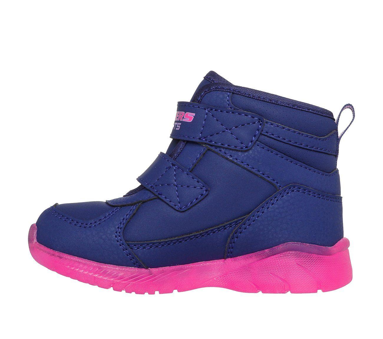 Botas Niña Infant I-Brights Polar Steppers Negro Skechers-4
