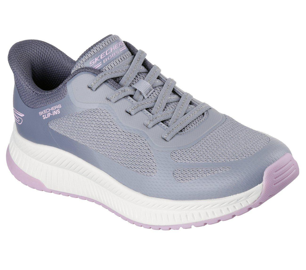 Zapatillas Mujer Slip-ins Bobs S4 Staple Look Gris Skechers-3