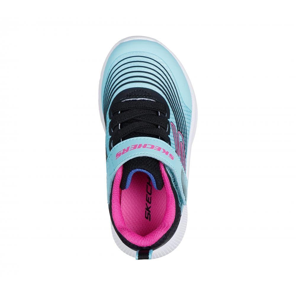 Zapatilla Niña Microspec Advance Celeste I Skechers-1