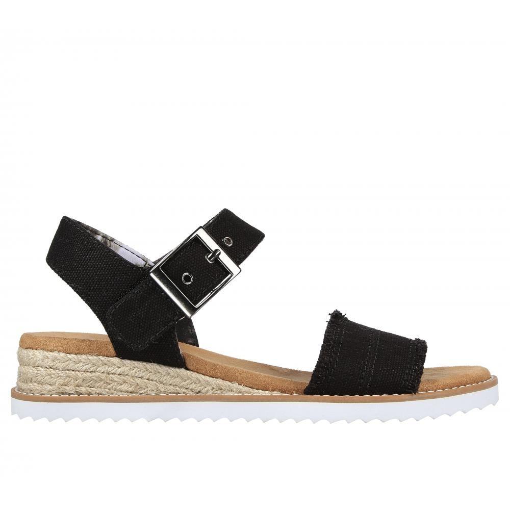 Sandalia Mujer Desert Kiss Adobe Princess Negro Skechers-0