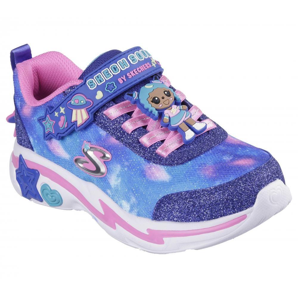 Zapatilla Niña Snuggle Sneaks Skech Squad Azul Skechers-4