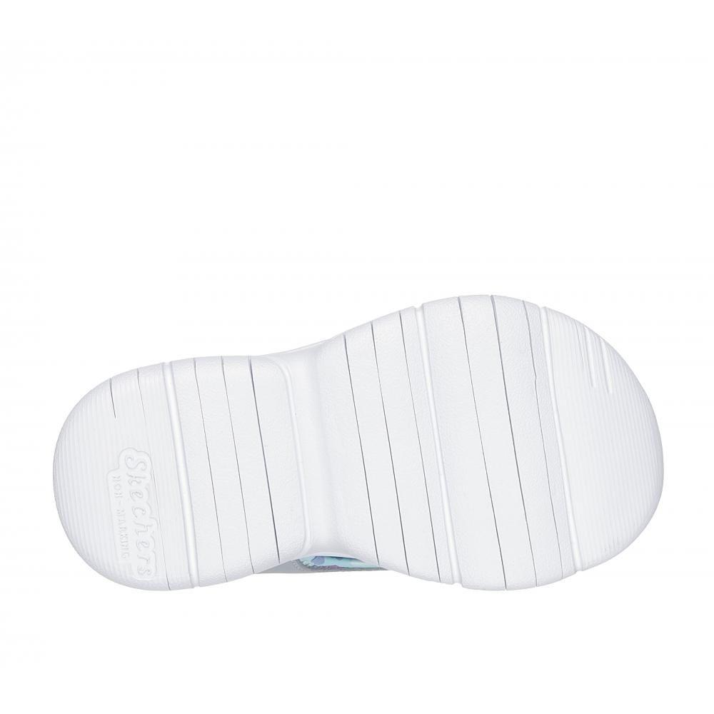 Sandalia Niña Flex Splash Heart Galore Gris Skechers-2
