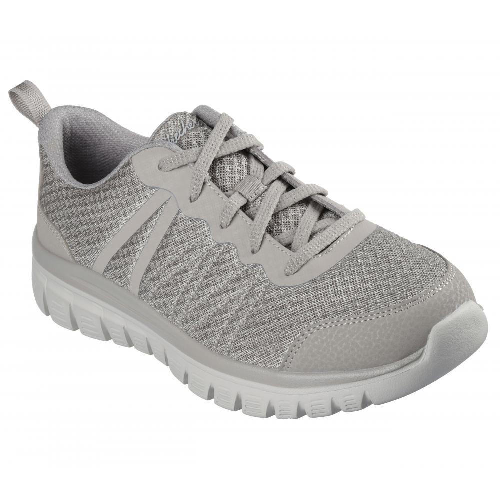 Zapatilla Mujer Graceful Beige Skechers-4