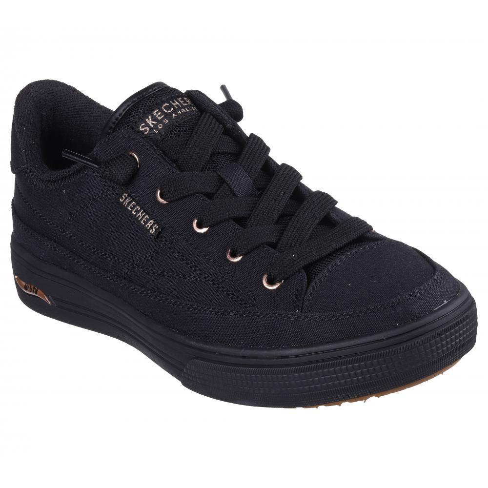 Zapatilla Mujer Arch Fit Arcade Meet Ya There Negro Skechers-4