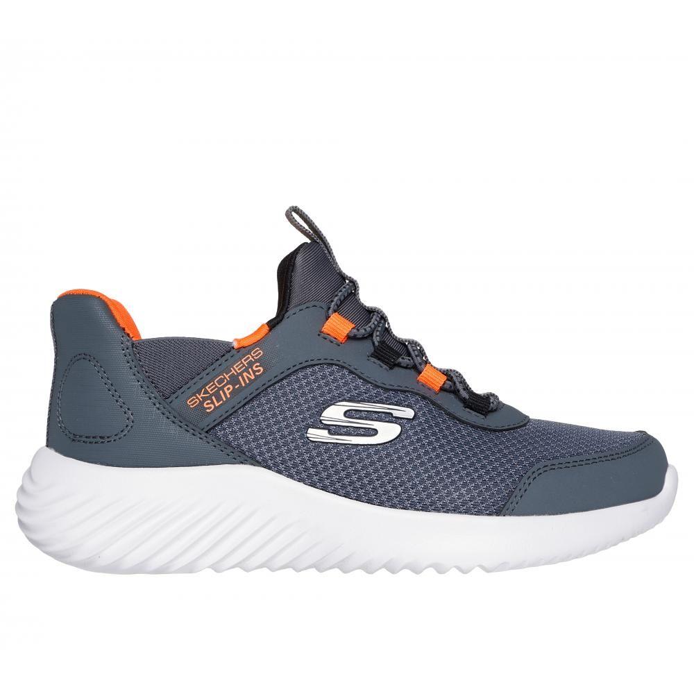 Zapatilla Niño Skechers Slip-ins: Bounder Gris-0
