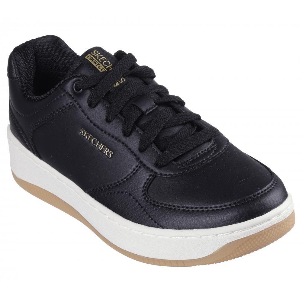 Zapatilla Mujer Sport Court 2.0 Core Essential Negro Skechers-4