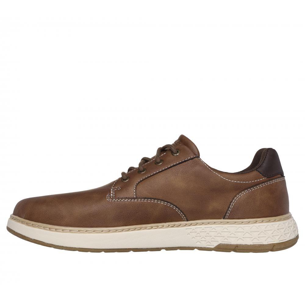 Zapato Hombre Garlan Pryor Café Skechers-3