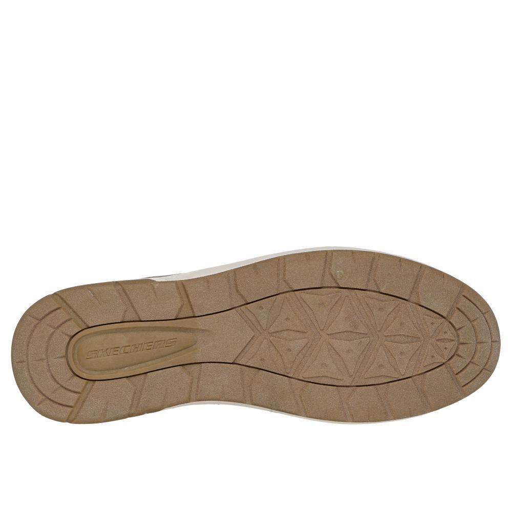 Zapato Hombre Garlan Pryor Café Skechers-2