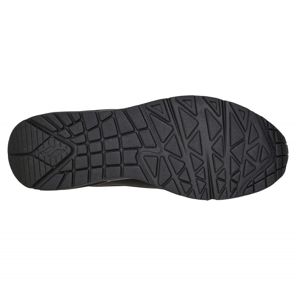 Zapatilla Hombre Uno Stand On Air Negro Skechers -2