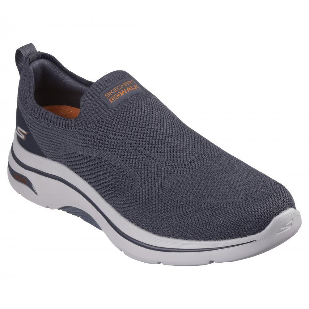 Zapatilla Hombre Go Walk Arch Fit 2.0 Knitted Gris Skechers-4