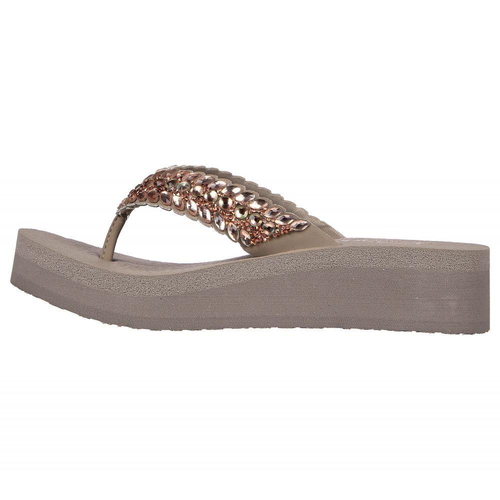 Sandalia Mujer Vinyasa Lovely Oasis Beige Skechers-3
