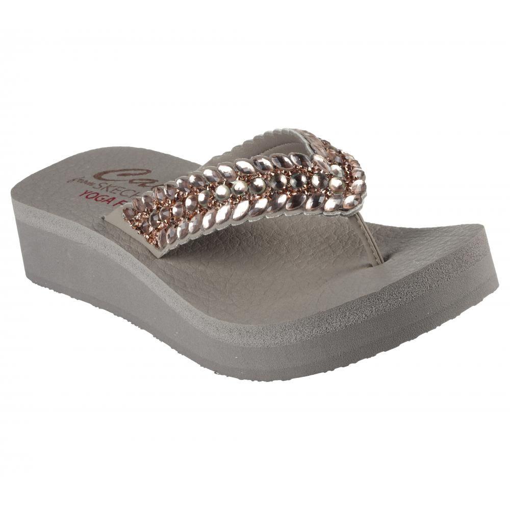 Sandalia Mujer Vinyasa Lovely Oasis Beige Skechers-5