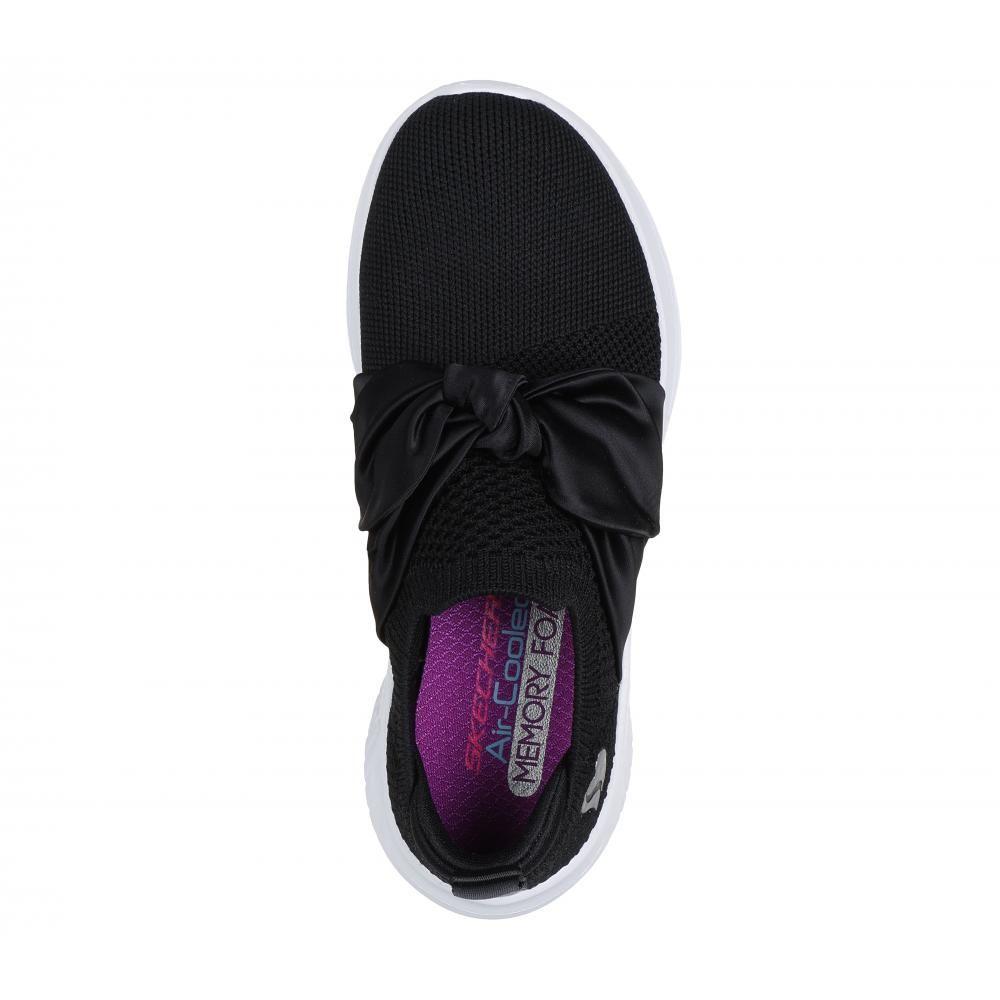 Zapatilla Niña Ultra Flex 3.0 Beaming Bows Negro Skechers-1