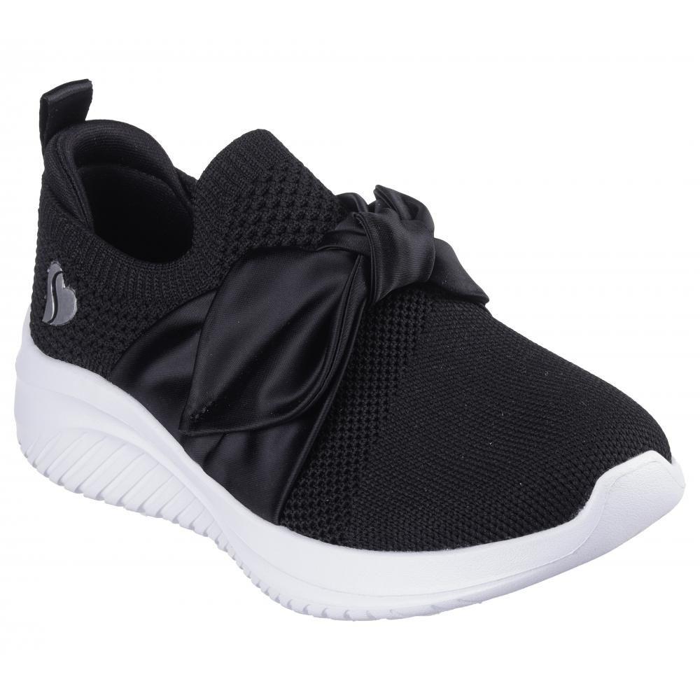 Zapatilla Niña Ultra Flex 3.0 Beaming Bows Negro Skechers-4