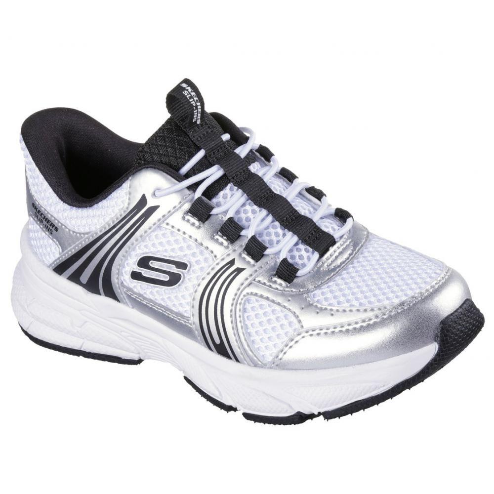 Zapatillas Niña Slip-ins Retro-Graph Kicks Blanco Skechers-3