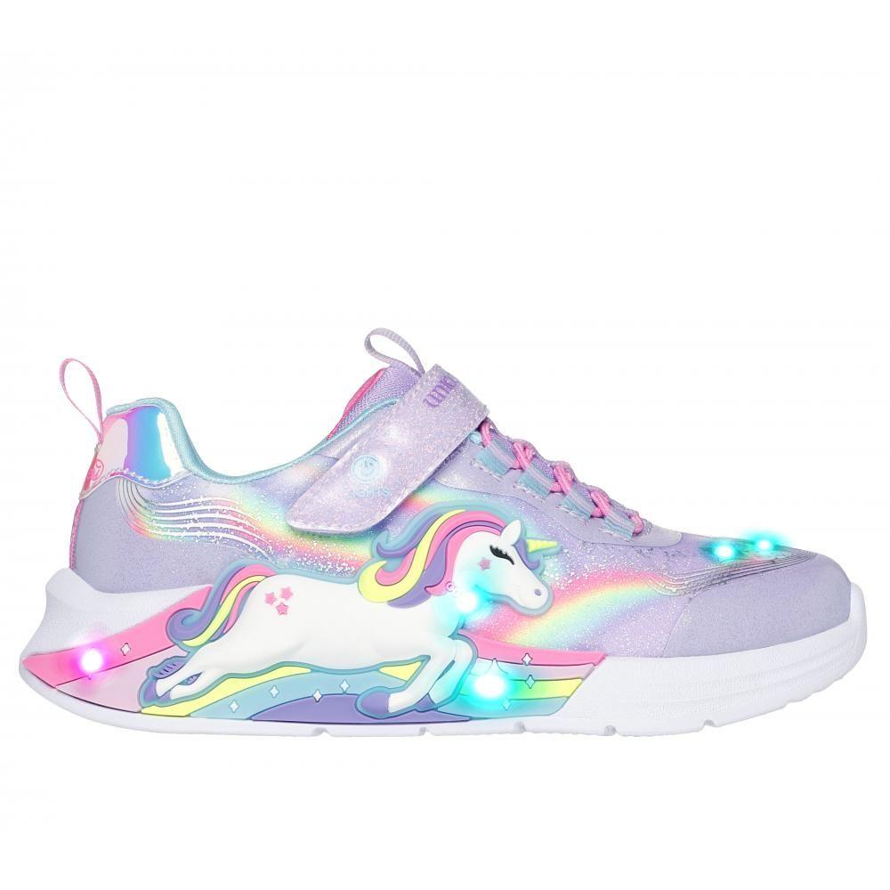 Zapatilla Niña Unicorn Chaser Morado Skechers-5