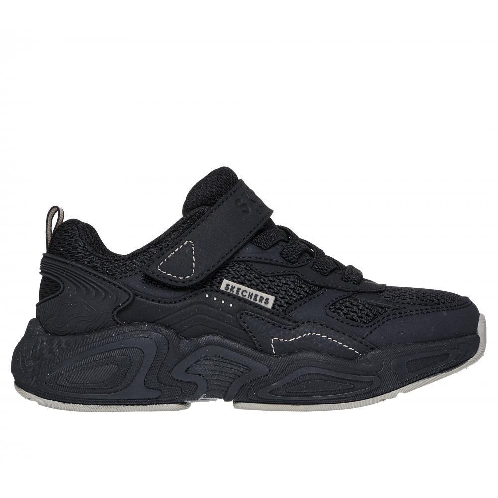 Zapatillas Niño Mega-Craft 4K Negra LBK Skechers-3