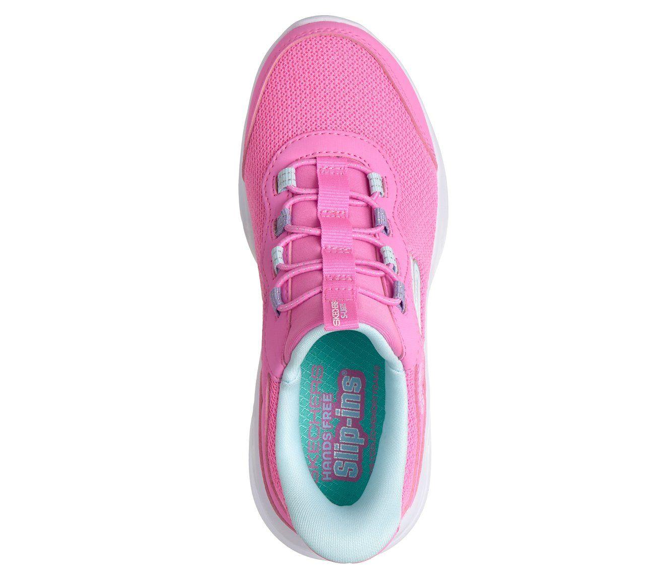 Zapatillas Niña Slip-ins Sola Glow Blanco rosado Skechers-1