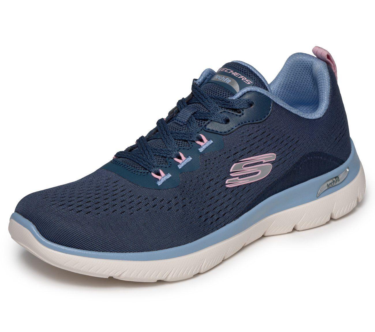 Zapatillas Mujer Arch Fit Summits Azul Skechers-4