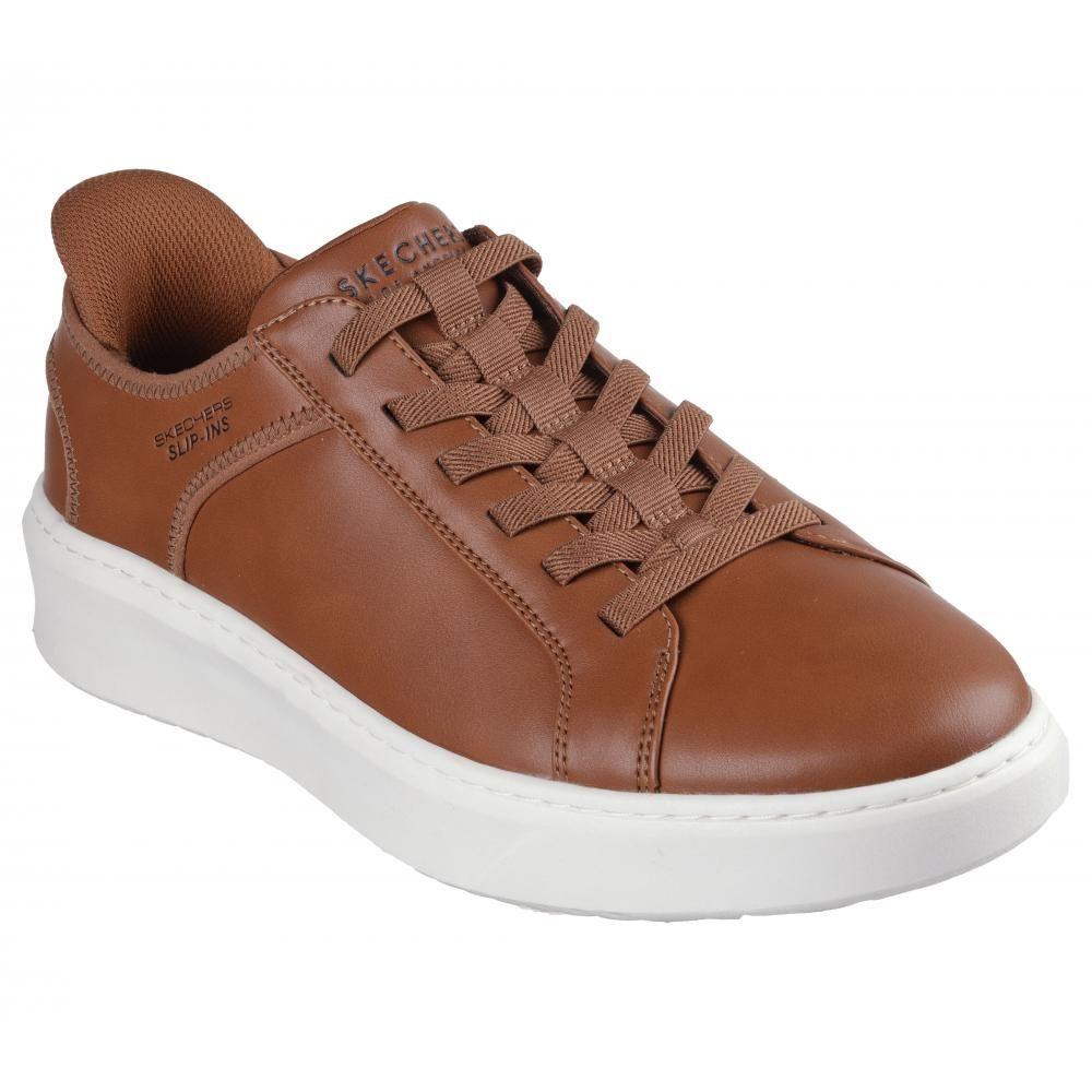 Zapatilla Hombre Skechers Slip-ins: Court Break Café-4