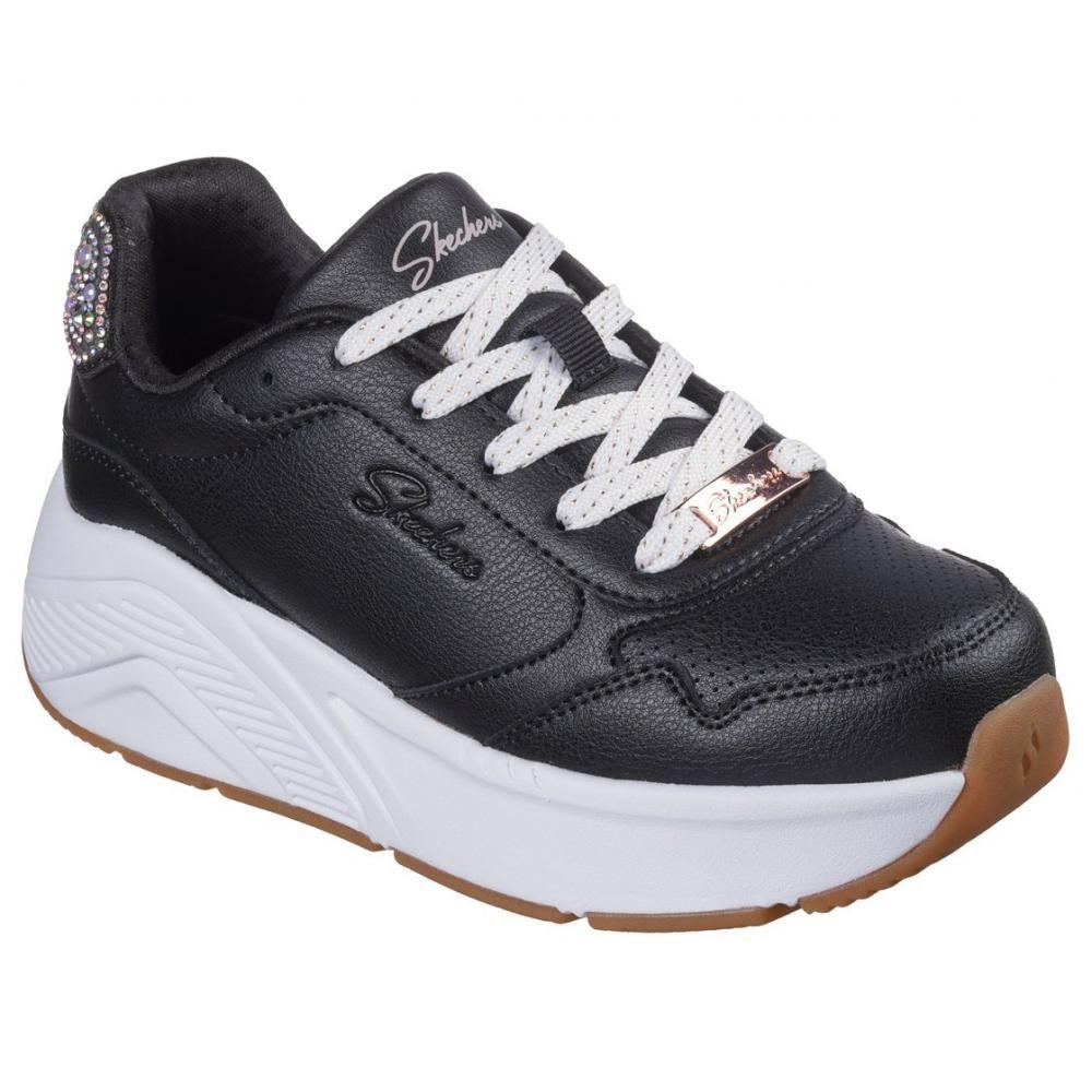 Zapatillas Niña Uno Lite Hi Negro Skechers-3
