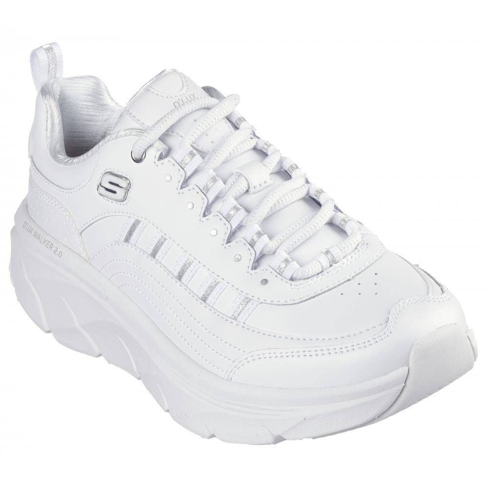 Zapatilla Mujer D'Lux Walker 2.0Golden Step Blanco Skechers-4