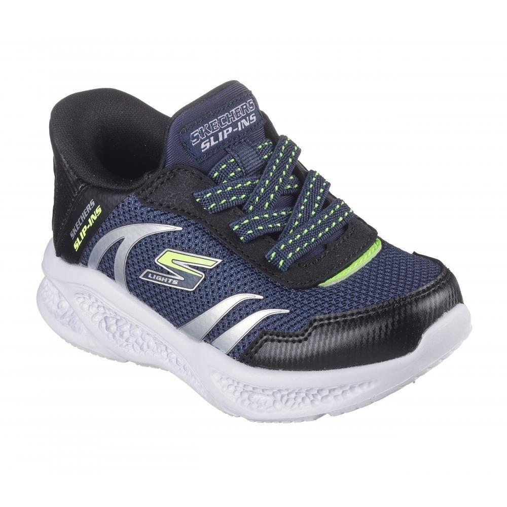 Zapatilla Niño MeteorLightsBrisk Azul Skechers-4