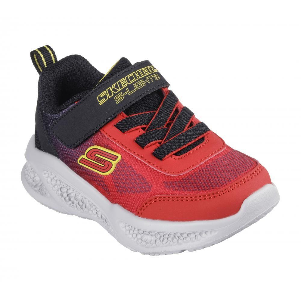Zapatilla Niño Skechers Meteor-Lights Krendox Rojo Skechers-4