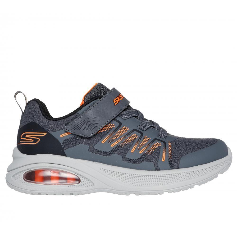Zapatilla Niño Microspec Max Advance Speker Gris Skechers-0