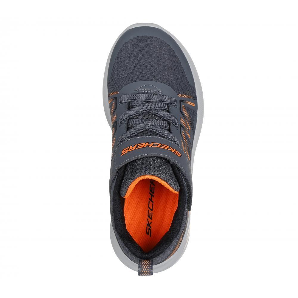 Zapatilla Niño Microspec Max Advance Speker Gris Skechers-1
