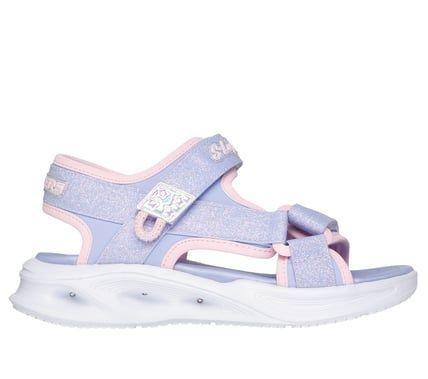 Sandalia Niña Sola Glow Lavanda LP Skechers-0