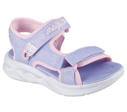 Sandalia Niña Sola Glow Lavanda LP Skechers-3