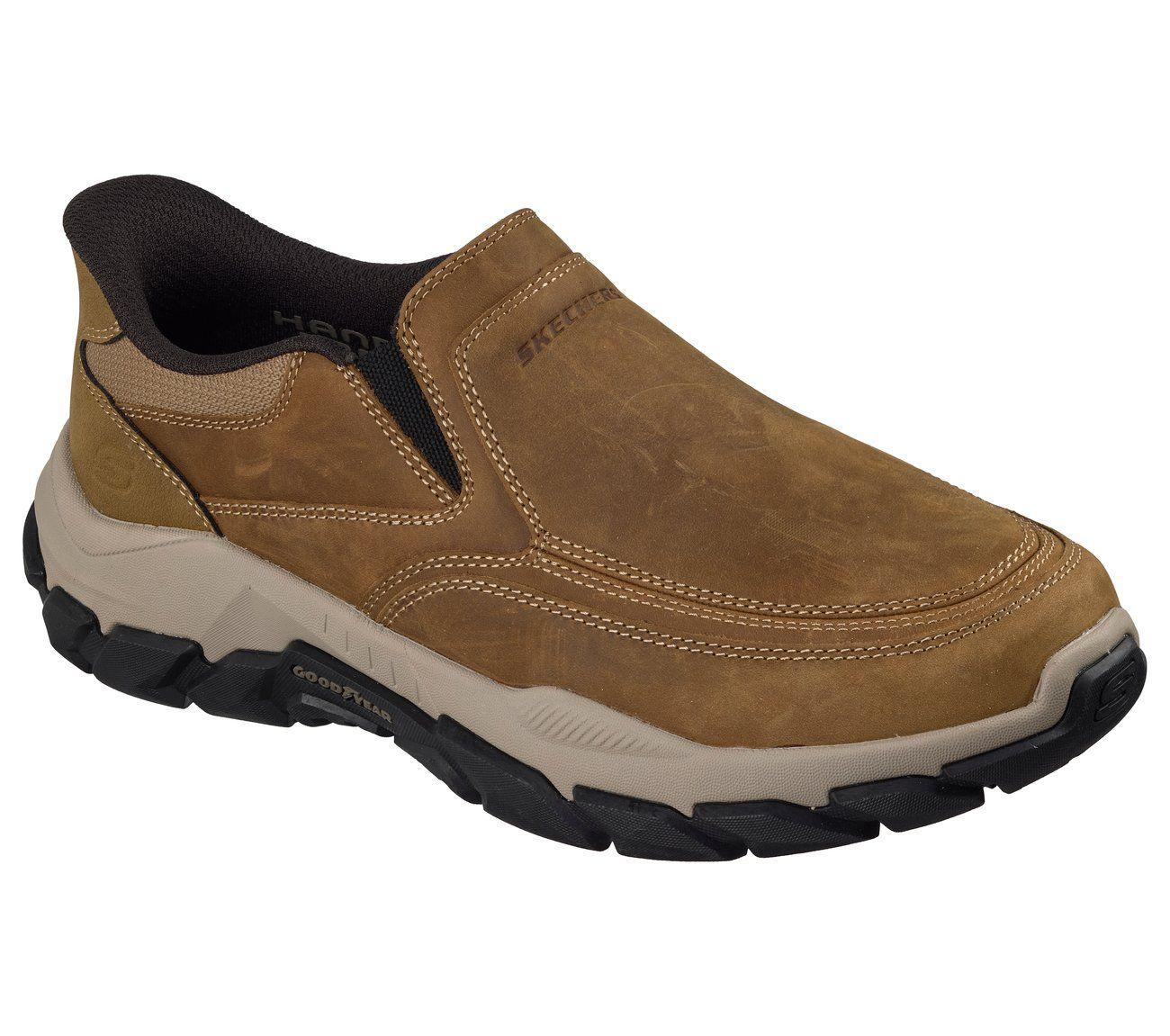 Zapatos Hombre Slip-ins Santoro Archaic Café claro Skechers-3