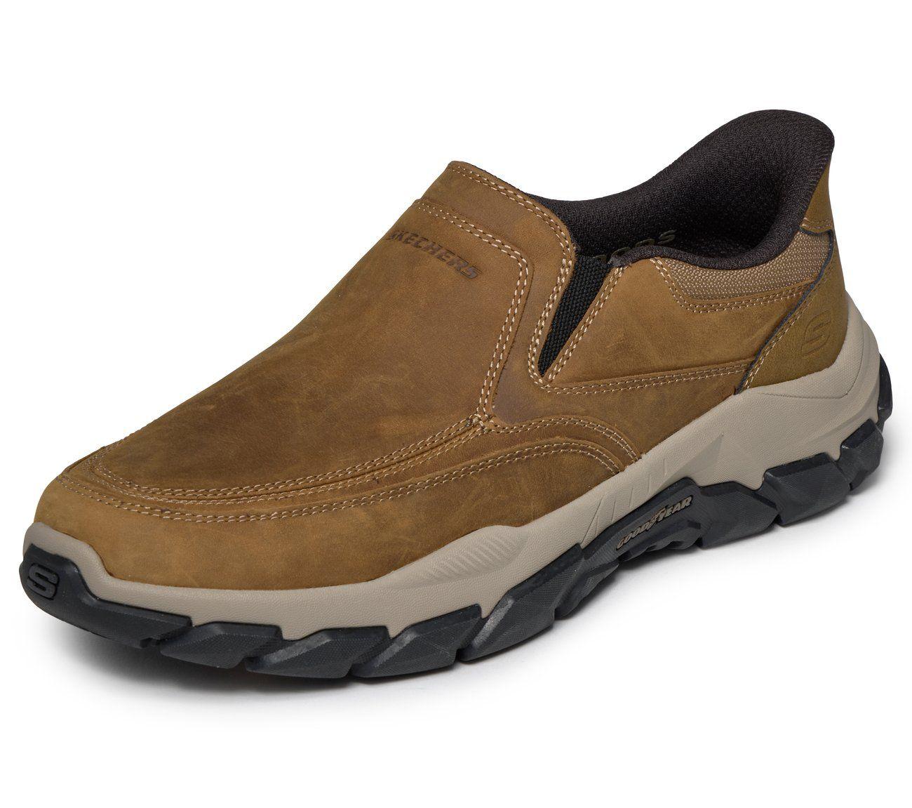 Zapatos Hombre Slip-ins Santoro Archaic Café claro Skechers-4