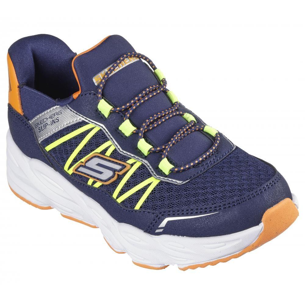 Zapatilla Niño Skechers Slip-ins: Turbo Tread Azul-4