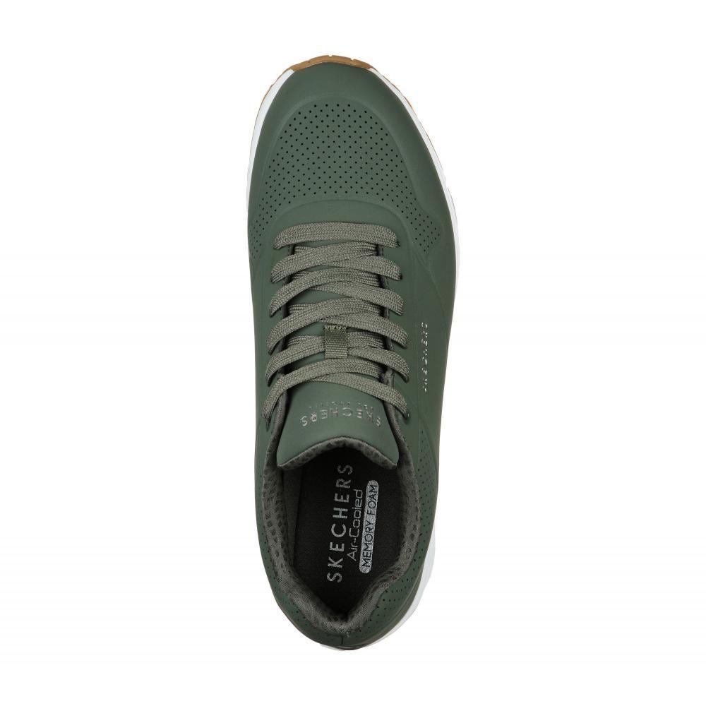Zapatilla Hombre Uno Stand On Air Verde Skechers-2