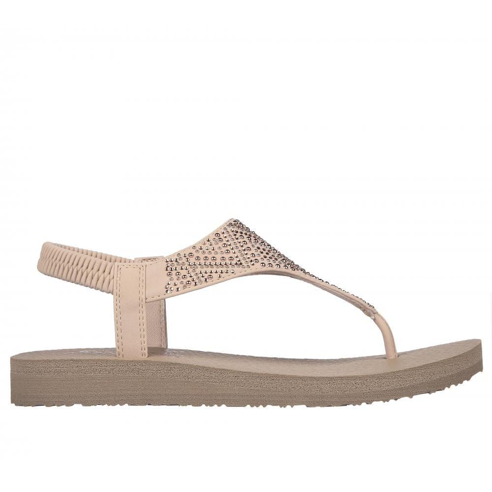 Sandalia Mujer Meditation Cool Eclipse Rosado Skechers-0