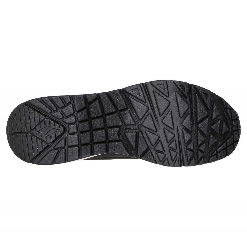 Zapatilla Mujer Uno Shimmer Away Negra Skechers-2
