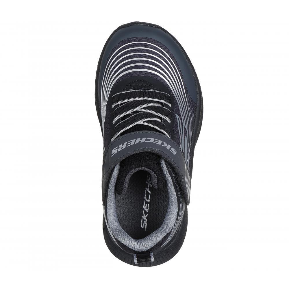 Zapatilla Niño Microspec Advance Negro Skechers-1