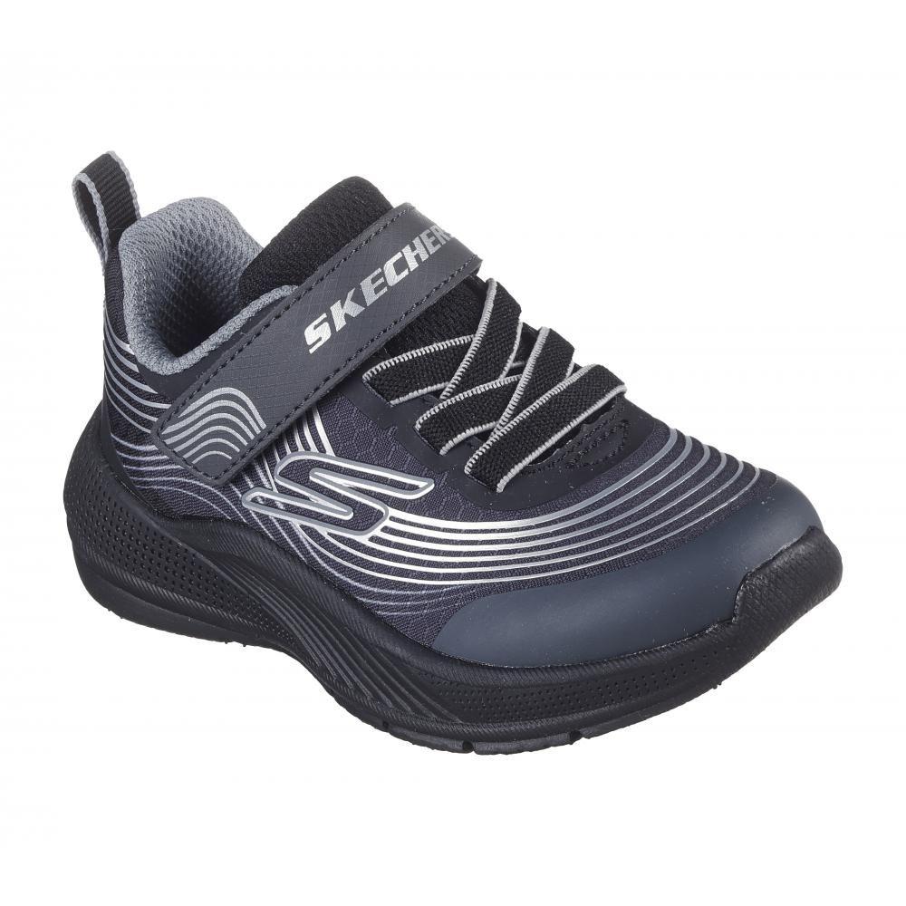 Zapatilla Niño Microspec Advance Negro Skechers-4