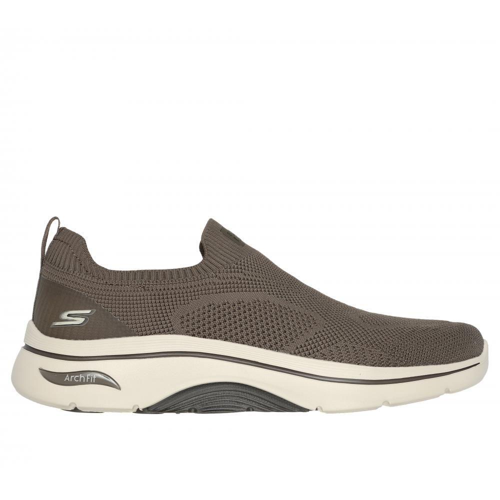 Zapatilla Hombre Go Walk Arch Fit 2.0 Knitted Beige Skechers-0