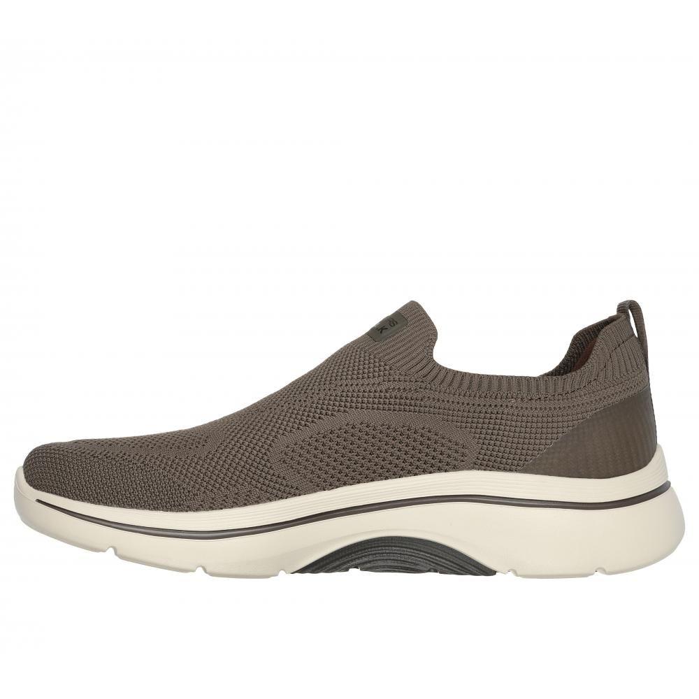 Zapatilla Hombre Go Walk Arch Fit 2.0 Knitted Beige Skechers-3