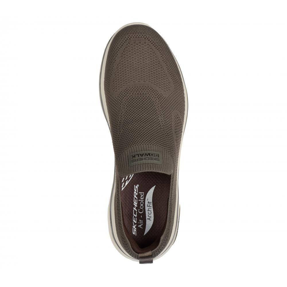 Zapatilla Hombre Go Walk Arch Fit 2.0 Knitted Beige Skechers-1