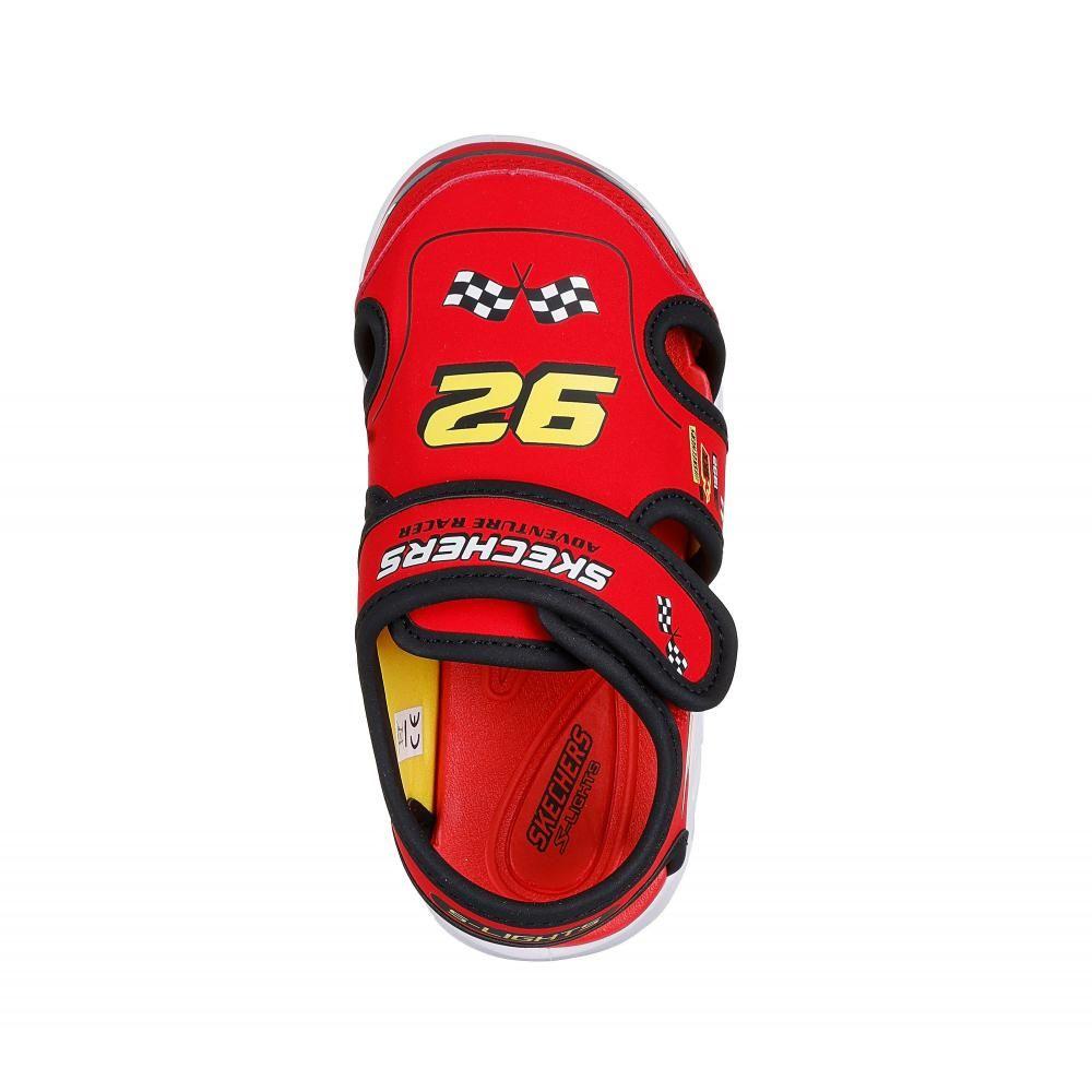 Sandalia Niño Hypno-Splash Hydro-Fun Rojo Skechers-1