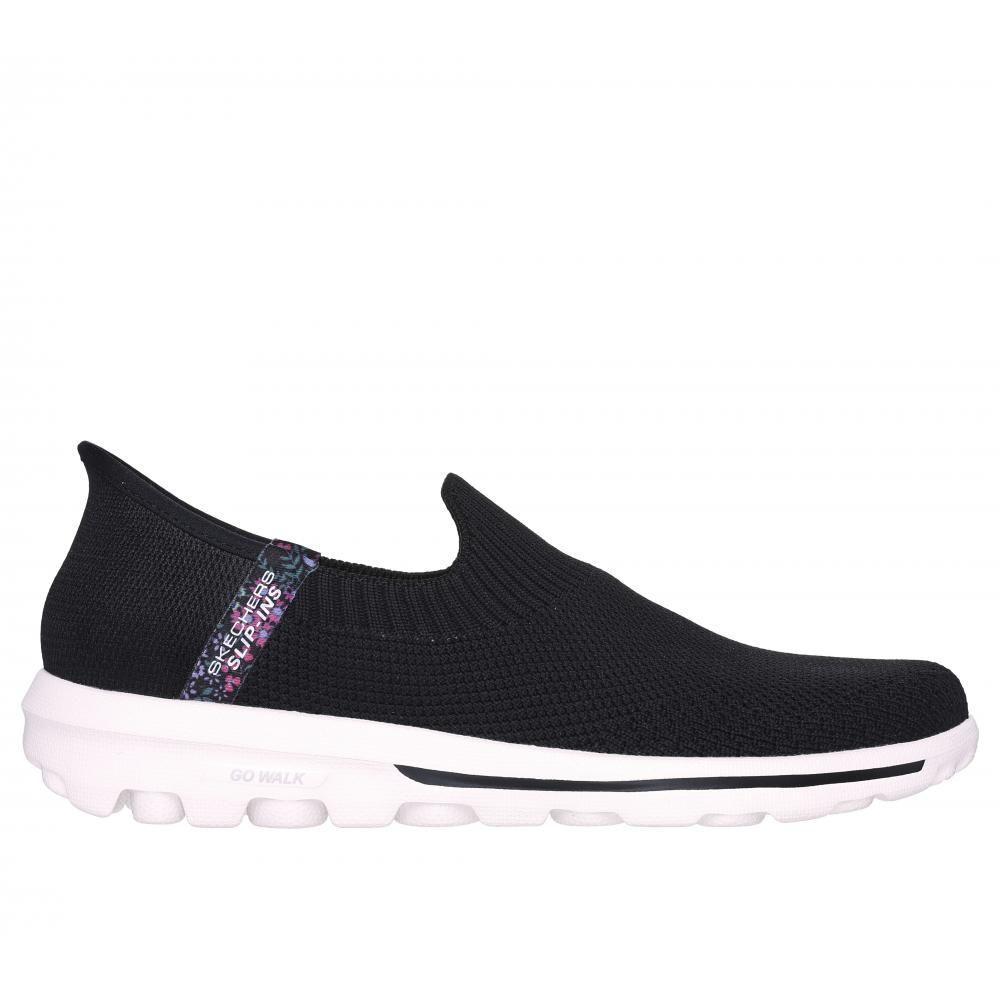 Zapatilla Mujer Skechers Slip-ins: Go Walk Travel Negro-0