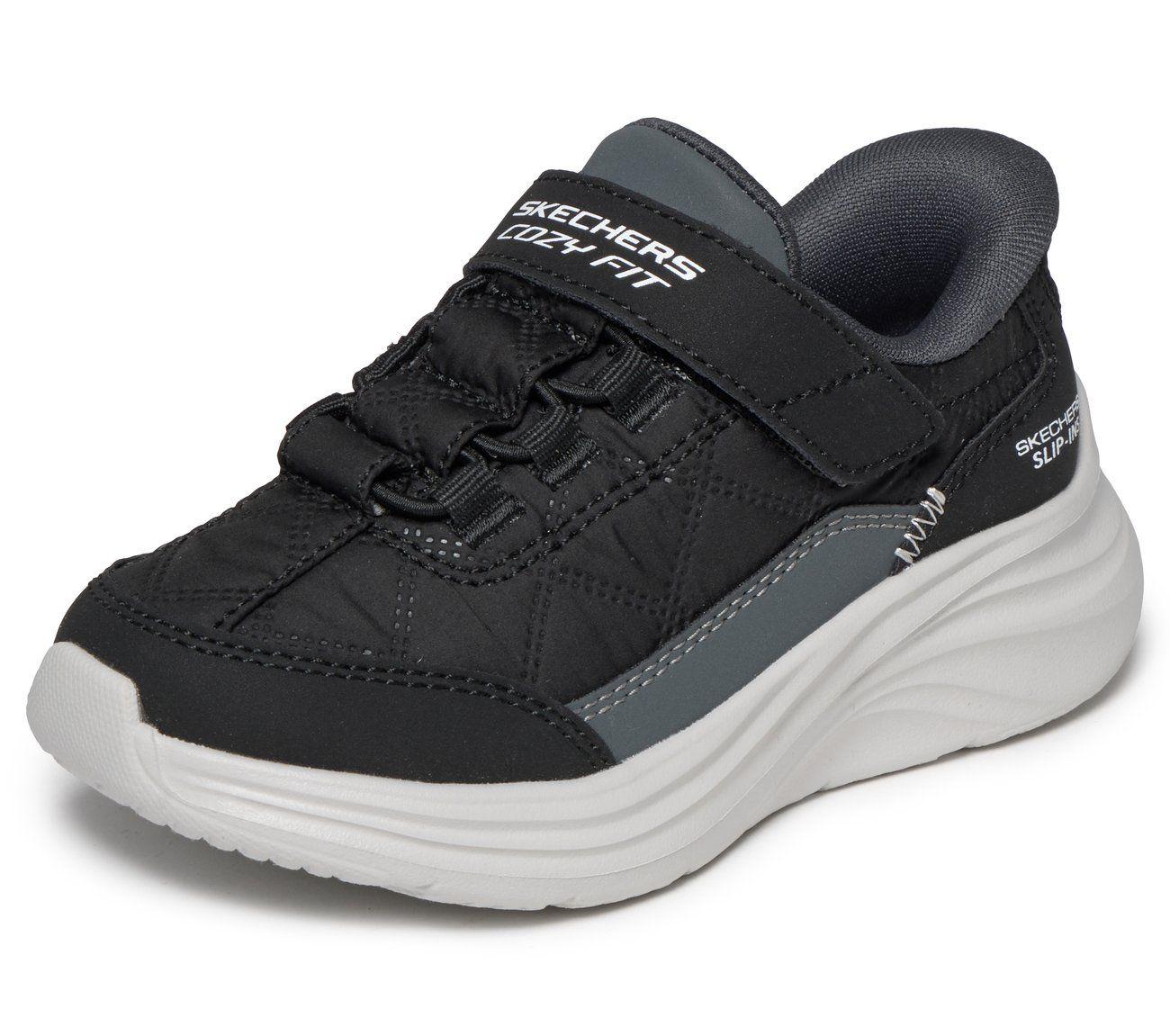 Zapatillas Niño Infant Slip-ins Comfy Sprints Negro Skechers-4