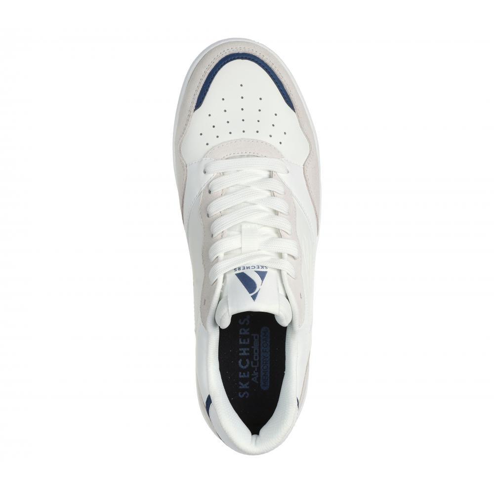 Zapatilla Hombre Koopa Volley Low Lifestyle Blanca Skechers-1