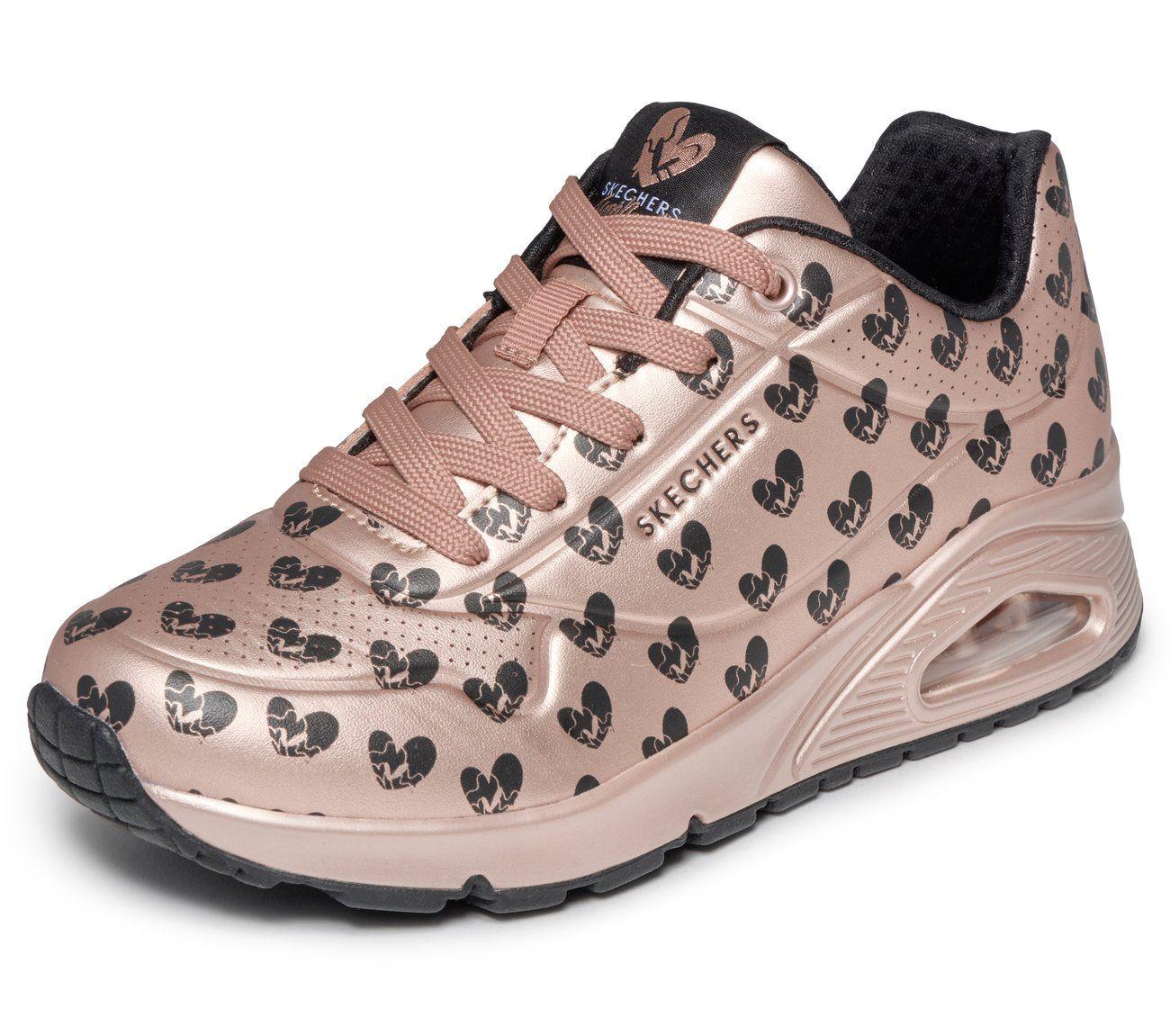 Zapatillas Mujer Uno Live Colorfully Beige Skechers-2